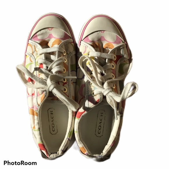 Coach Shoes - Coach Sneakers Ladies Size 6